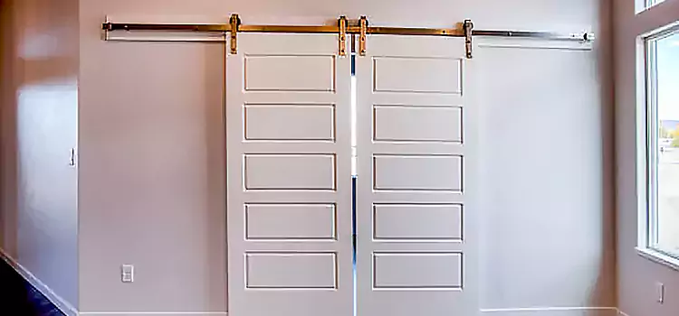 Glass Barn Door with Installation Hardware Kit Ojus